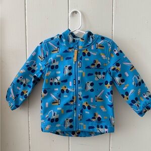 Cat & Jack Blue Construction Print Kids Jacket